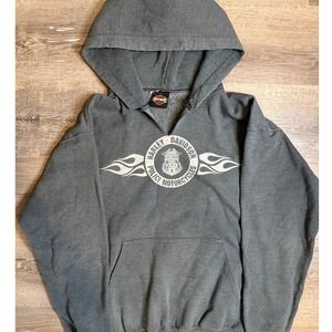 Harley Davidson Police Motorcycles Graphic Hoodie Sweatshirt Pullover Size M/L